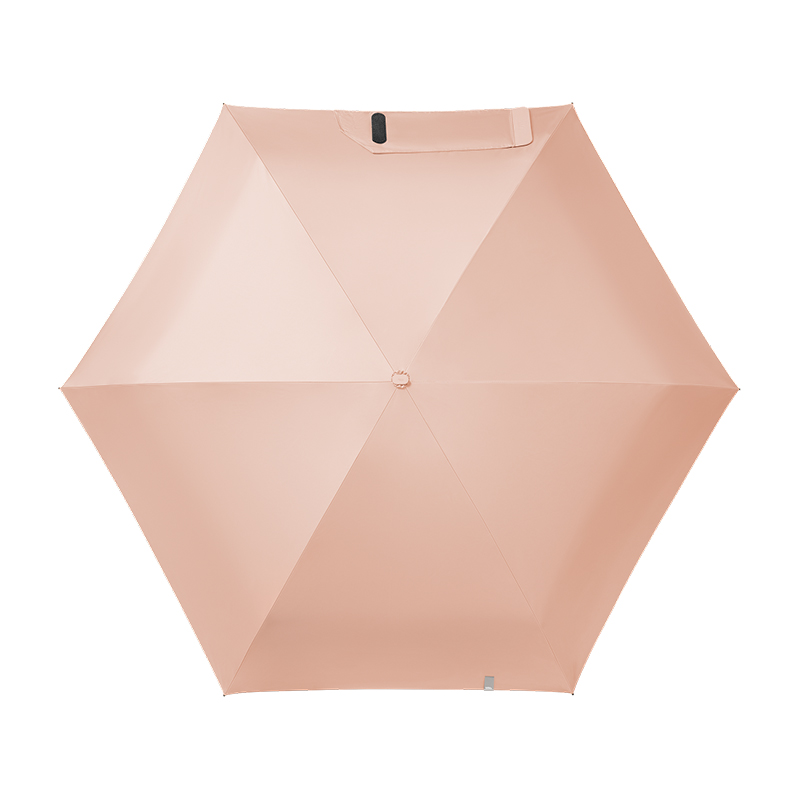 蕉下（beneunder） BM666 UPF50+ 黑胶卡片防晒伞  果露粉（单位：把）