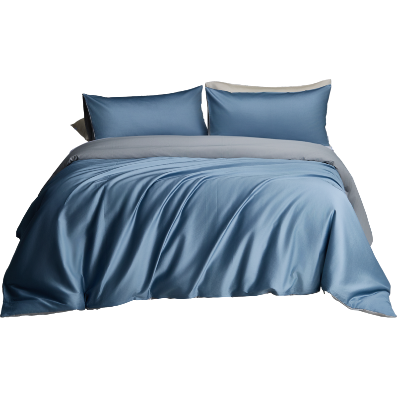 恒源祥 100S 轻奢长绒棉四件套床单款 HYX365TJ 200*230cm 被套200*230 月粼（单位：套）