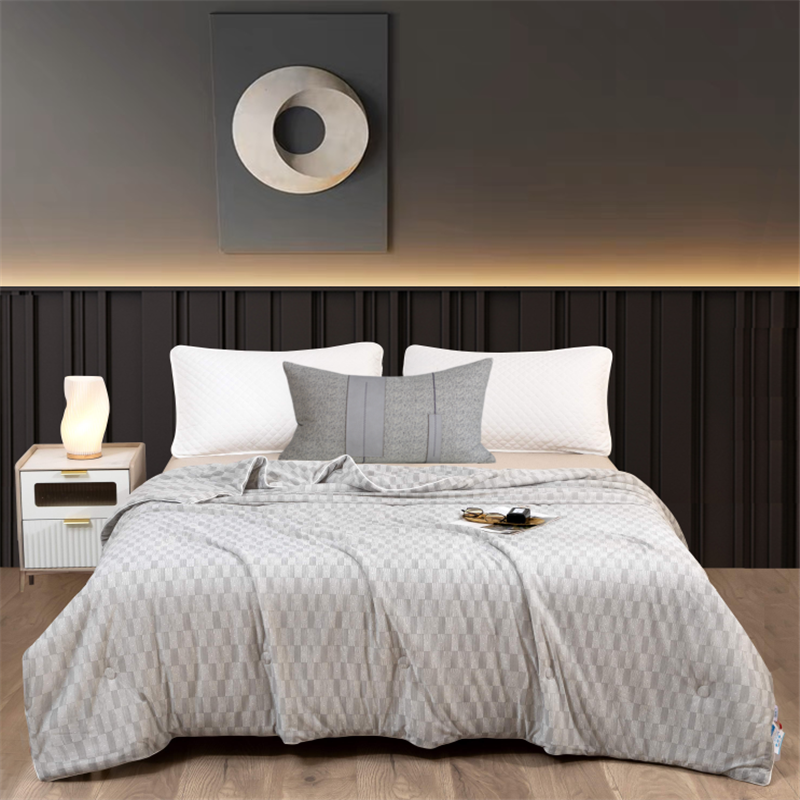 紫罗兰/VIOLET 13221 200*230cm 丝韵凉感被  灰色（单位：床）