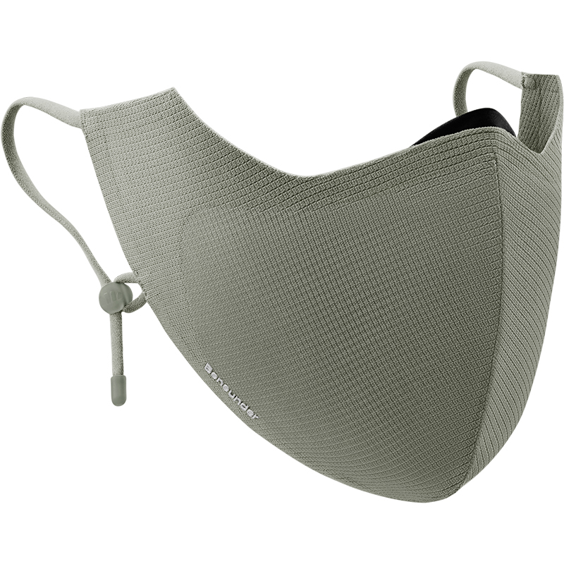 蕉下（beneunder） AS33724 F均码 男士护眼角防晒口罩  暗影绿（单位：个）