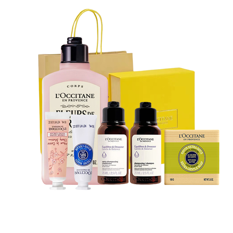 欧舒丹（L'OCCITANE） 樱花 6件套 洗护套装 混色（单位：套）