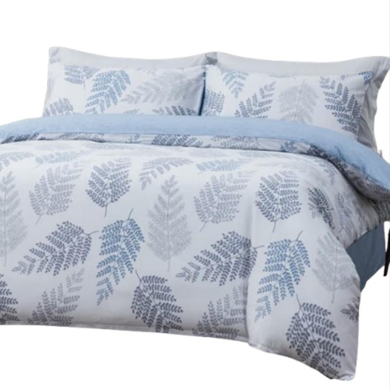 博洋宝贝（Beyond Kids） 纯棉四件套-叶语 BYJTCM108 被套:200x230cm、床单:230x240cm、枕套*2 蓝色（单位：套）