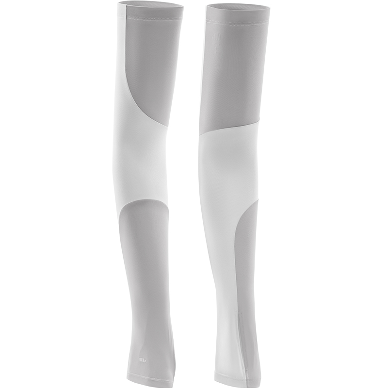 蕉下（beneunder） AL369 L码 男士两穿指洞防晒袖套 高山灰（单位：双）