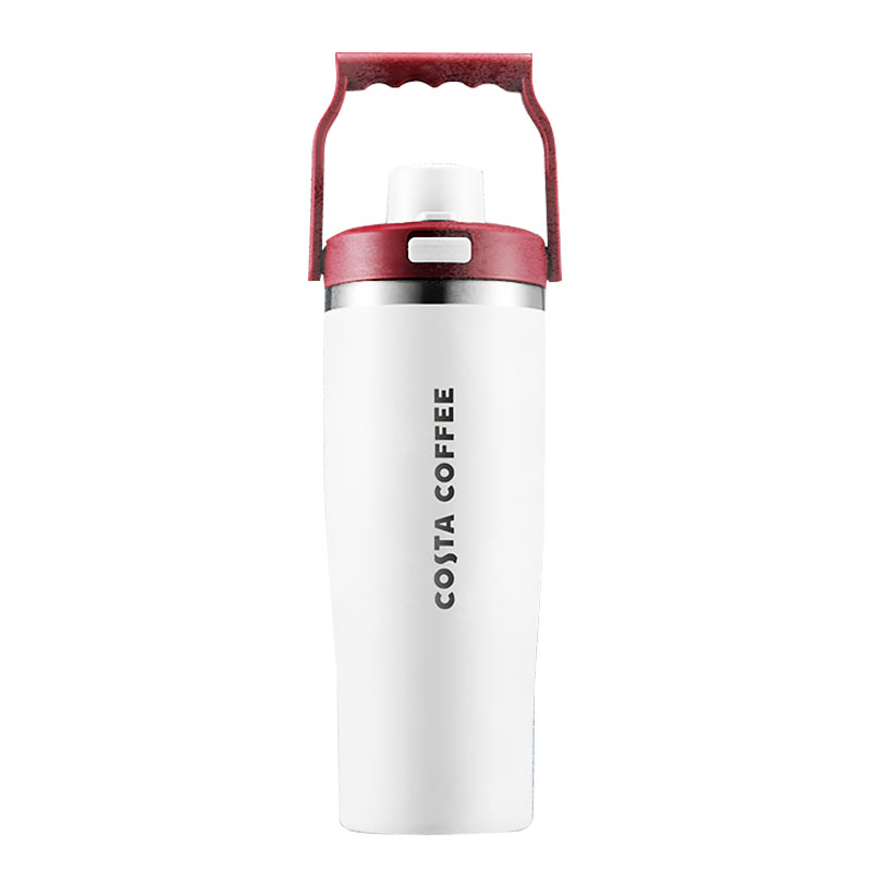 COSTA CDB24004-WH 820ml 手提保温杯（含贴纸）  经典白（单位：个）