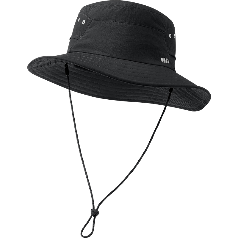 蕉下（beneunder） TS730 XF码 男士透气渔夫防晒帽  漫暮黑（单位：顶）