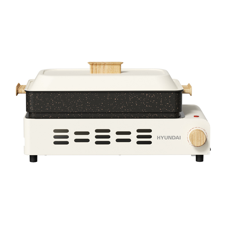 现代（HYUNDAI） 电烤架（多功能料理锅 MJSK-04 1600W 象牙色（单位：台）