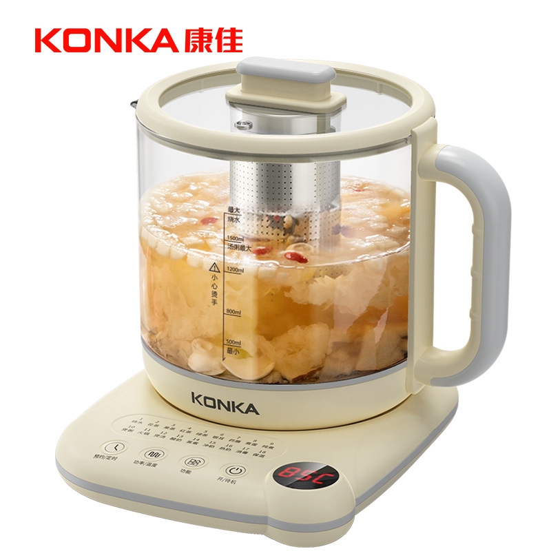 康佳（KONKA） KYSH-2308E-W(C) 2.3L 养生壶  米白色（单位：个）