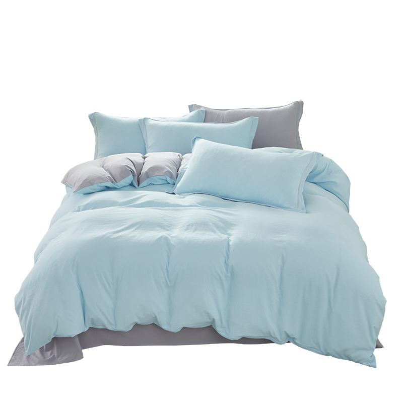 恒源祥 HYX450TJ 1.5-1.8米床 A类抗菌磨毛四件套 被套:200x230cm 蓝颜（单位：套）
