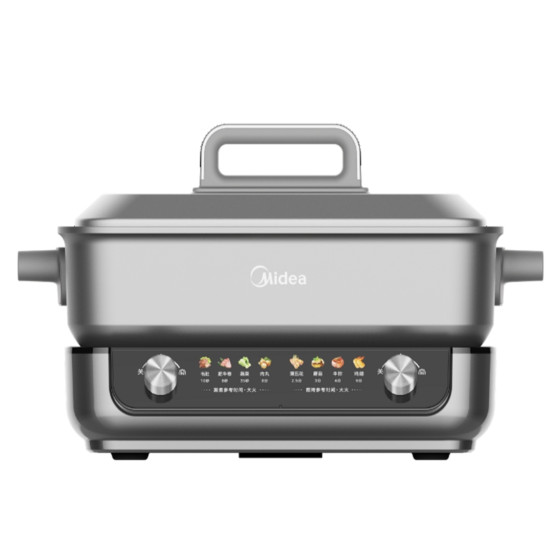 美的（Midea） HGS382712 8L 左右鸳鸯不干扰 银色（单位：台）