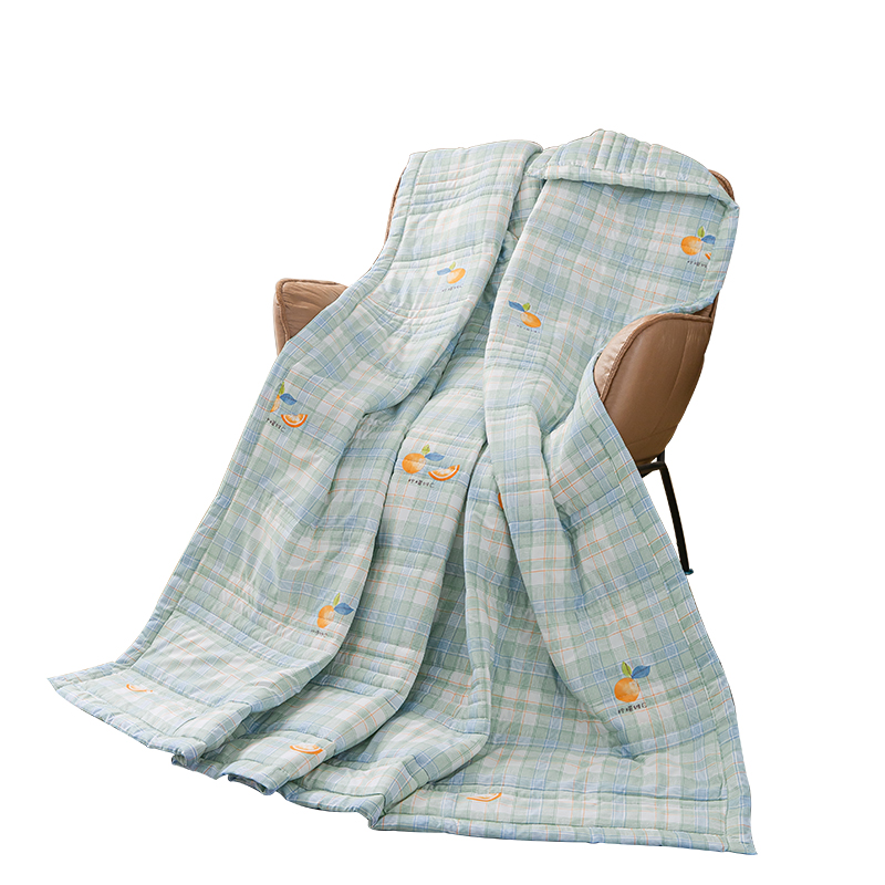 洁丽雅（Grace） JLY-3205 180*200cm 柠檬抗菌夏凉被 180*200cm 绿色（单位：床）