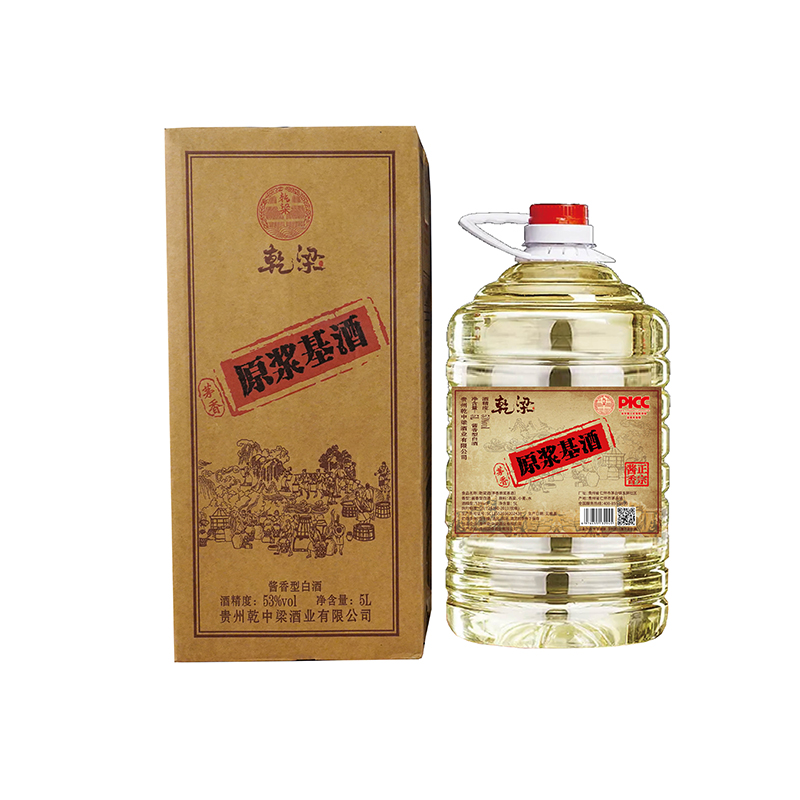 乾梁 茅香 原浆基酒白酒 5L/箱 棕色（单位：瓶）