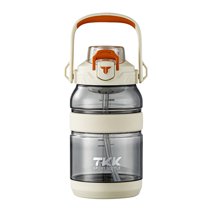 TKK 攀峰大容量运动水杯 TKK1026 1200ML 白色（单位：个）