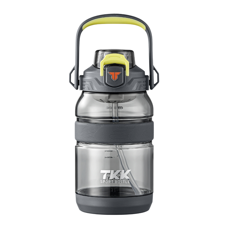 TKK 攀峰大容量运动水杯 TKK1026 1200ML 灰色（单位：个）