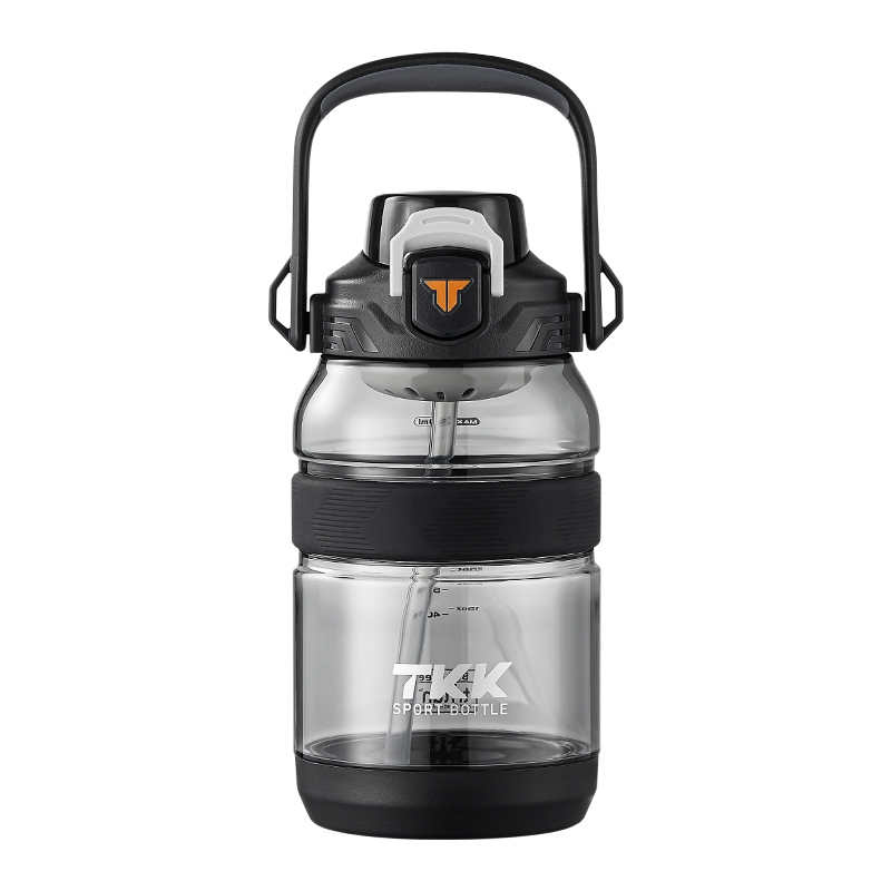 TKK 攀峰大容量运动水杯 TKK1026 1200ML 黑色（单位：个）