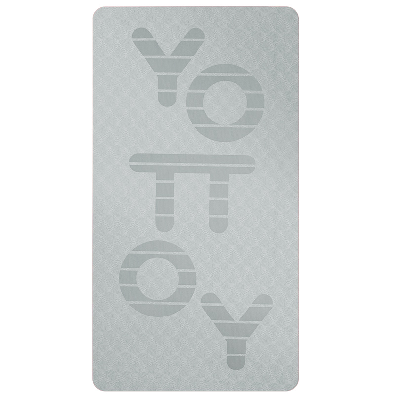 YOTTOY 明星系列瑜伽垫90cm Y01114W002015 15mm  玛瑙灰（单位：条）