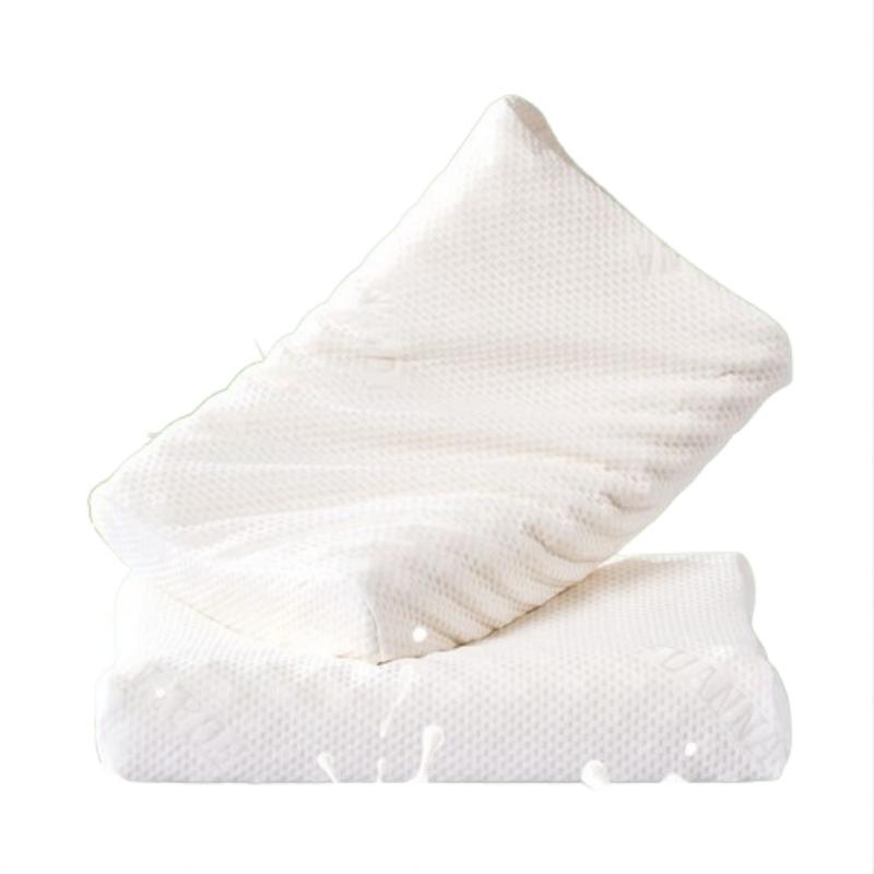 富安娜 静柔进口乳胶枕 57*34cm   静柔进口乳胶枕 白色 白色（单位：个）