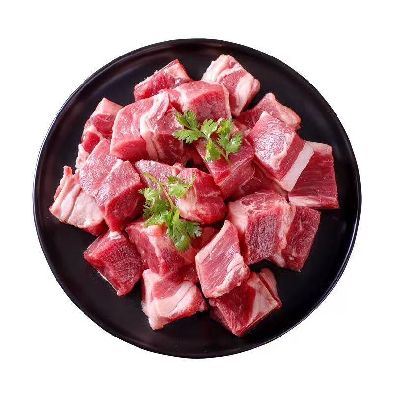 沪澄 原肉原切 内嫩紧实 安格斯原切牛腩块两袋组合装 500G/袋*2袋 红色（单位：组）