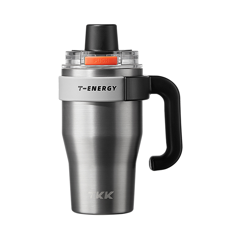 TKK T-One弹盖冰霸杯 TKK2032 800Ml 银色（单位：个）