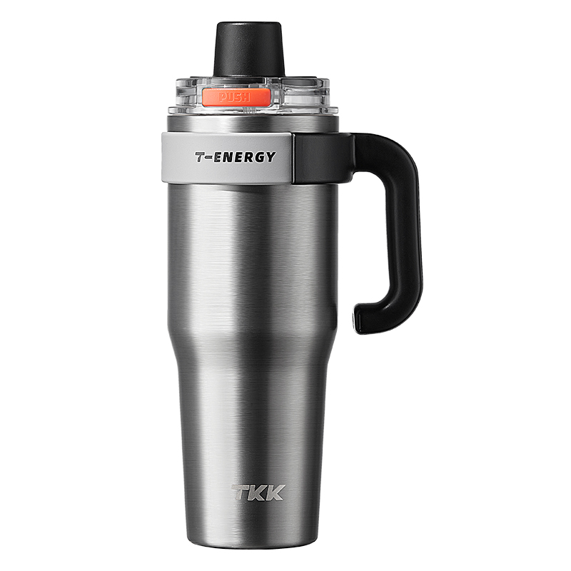 TKK T-One弹盖冰霸杯 TKK2032 1200Ml 银色（单位：个）