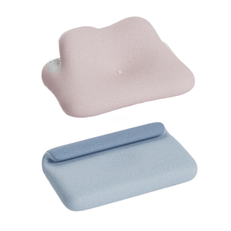 脑洞氛子（EVERYTHINK） 亲肤护颈枕两件套 TX2+TS3 懒人趴枕*1+深睡卷卷枕头*1 混色（单位：套）