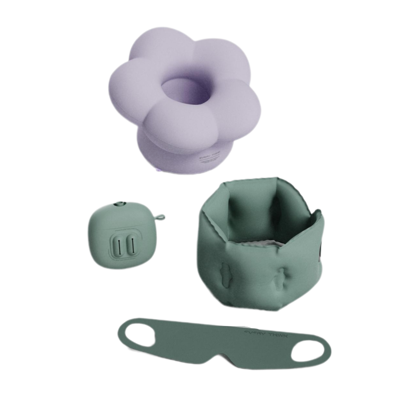 脑洞氛子（EVERYTHINK） 办公午休套装 YS3+EV2 air 四件套*1组（趴枕+颈枕+眼罩+耳塞） 混色（单位：组）