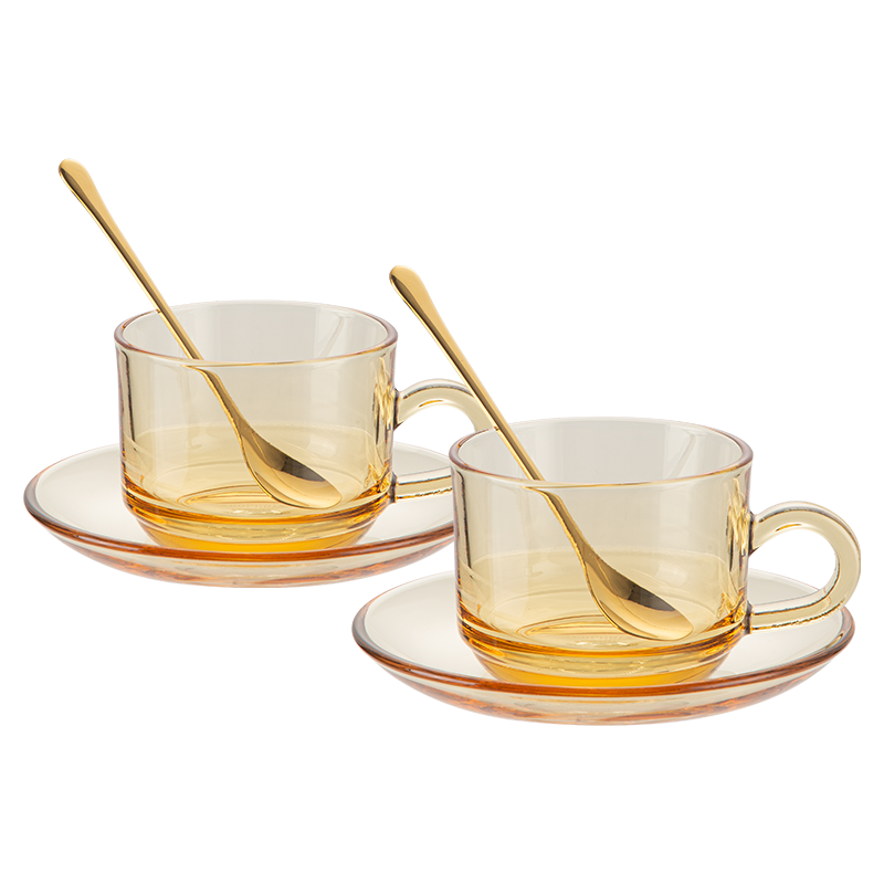 杜邦（DUPONT） PSJ-706 6件套 星芒茶具套组  琥珀色（单位：套）