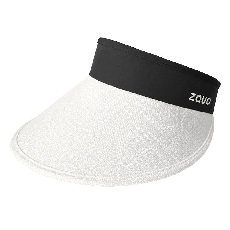 zauo 防晒空顶帽 罗马版 适合头围约54-60CM 撞白（单位：顶）