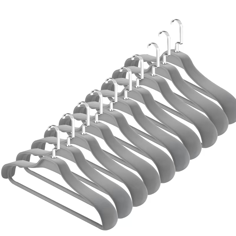 优勤（YOUQIN） R-703NSKJYJWZZ-HS*10 44*30*4cm/10个装 大衣专用衣服挂架无痕 灰色（单位：套）