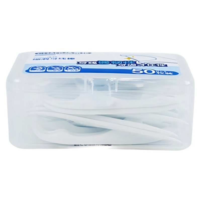 茶花（CHAHUA） 细滑牙线棒 G14009 50支 白色（单位：盒）