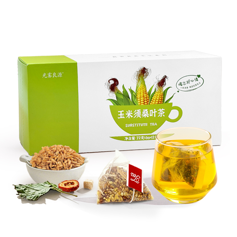 光雾良源 玉米须桑叶茶 LY0560 72g(6gx12袋) 混色（单位：盒）