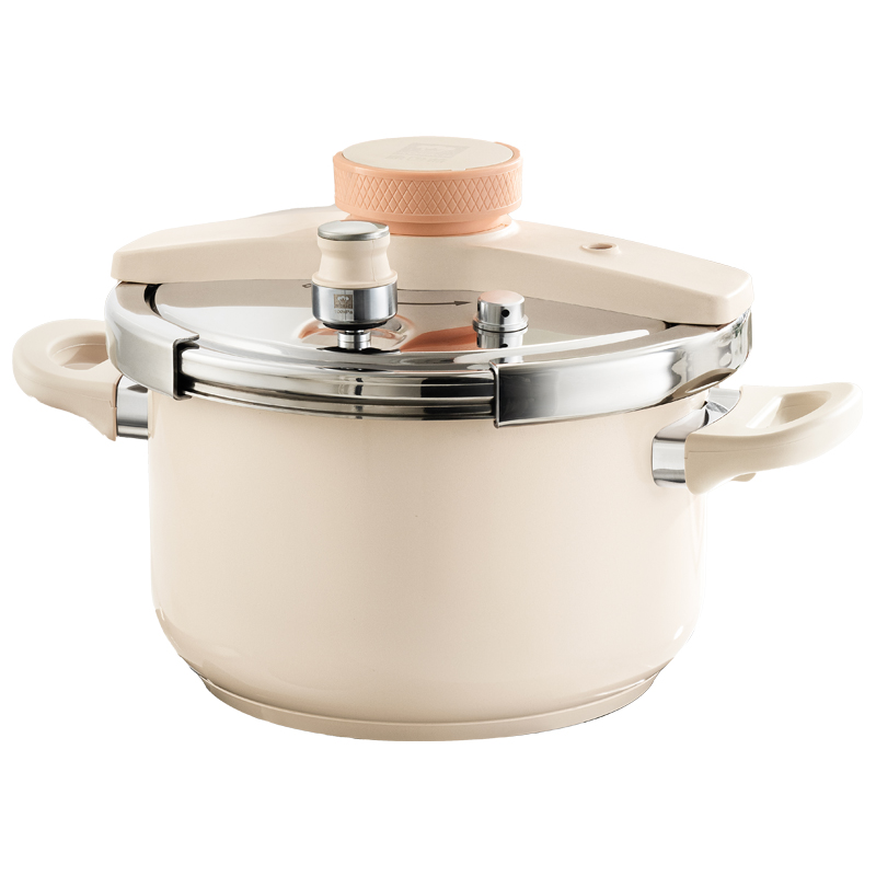 康巴赫 KYS-22Y31E 22cm 悦旋易扣压力快锅 茱萸粉（单位：套）