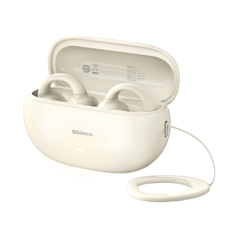 新科（Shinco） 夹耳真无线蓝牙耳机 GT13 40MAH 杏色（单位：副）