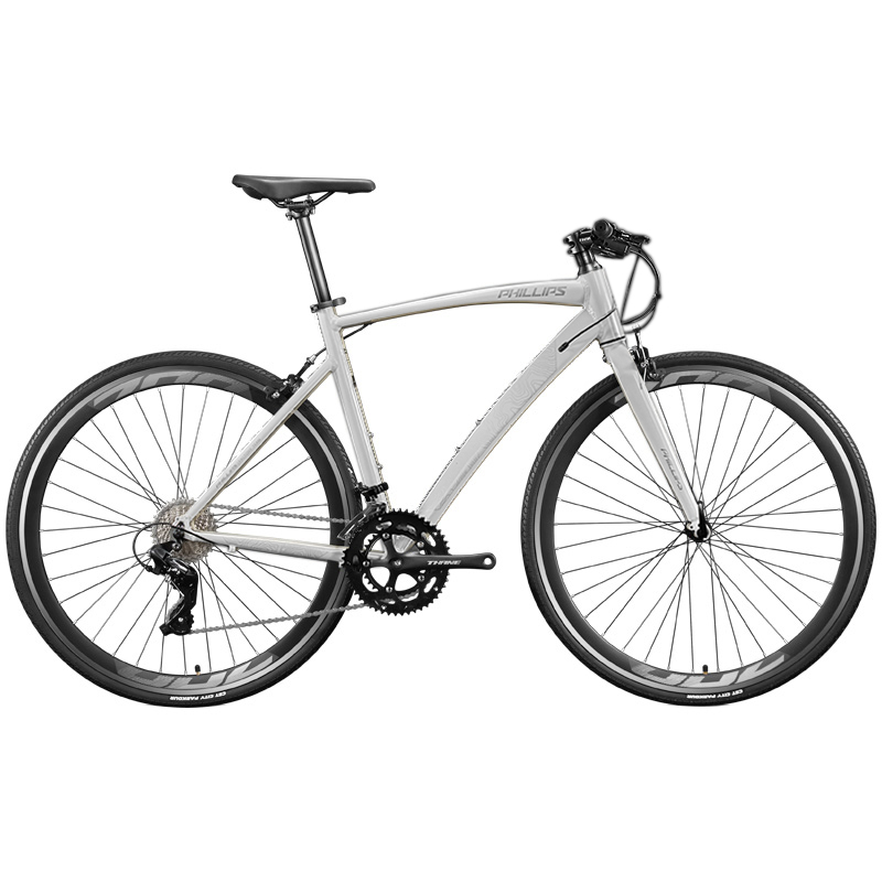菲利普（PHILLIPS） RC300 S码27速直把 公路车  冰川白（单位：辆）