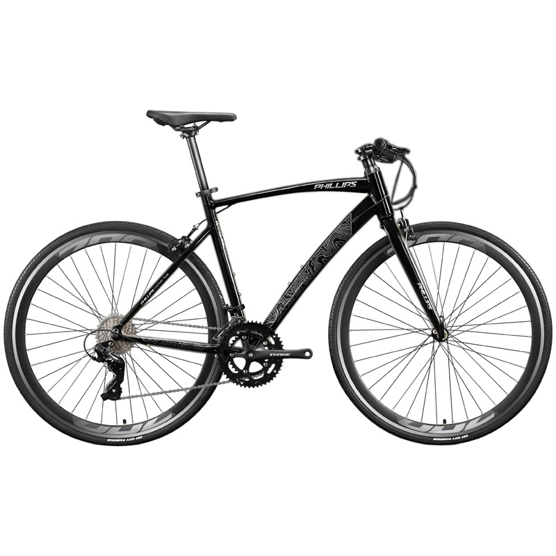 菲利普（PHILLIPS） RC300 M码27速直把 公路车  曜岩黑（单位：辆）