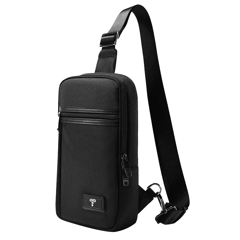 恒源祥 商务胸包 HYX02380 30*18*7cm 黑色（单位：个）