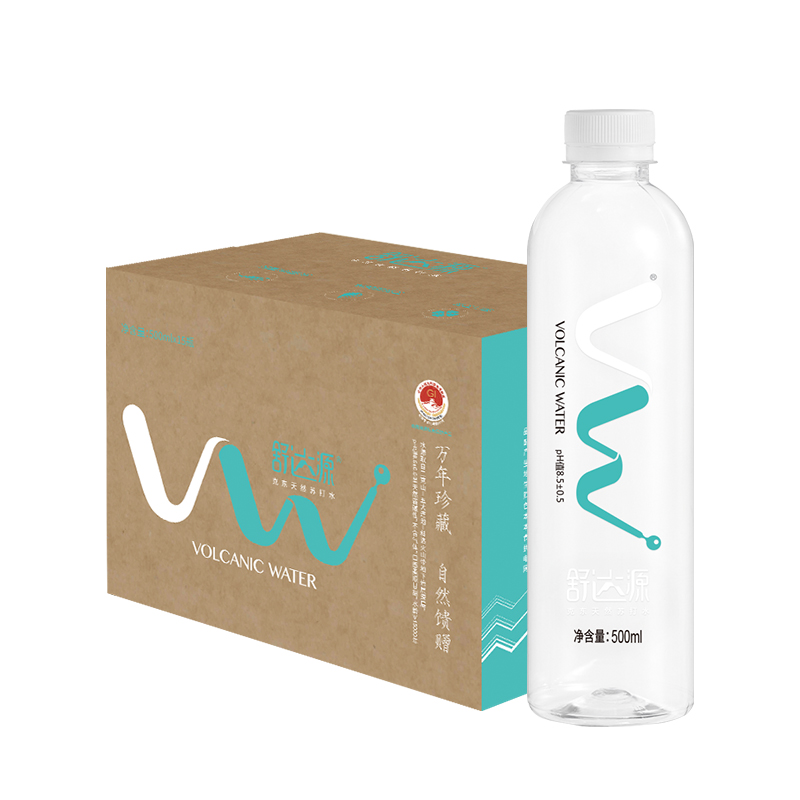 舒达源 天然苏打水 500ml*15瓶/箱 弱碱性口感甘甜 原味苏打水 混色（单位：箱）