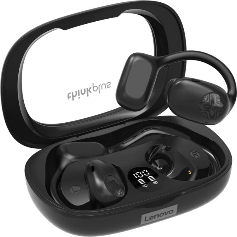联想（Lenovo） 开放式蓝牙耳机 LP57 16.2mm 黑色（单位：副）
