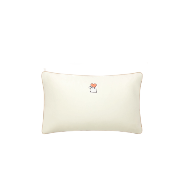 躺岛 凉凉暖暖双重睡感枕套 温和凉感枕套 48*74cm 天然米+野生紫（单位：个）