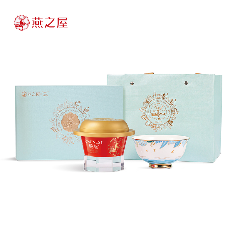 燕之屋 碗燕&middot;浓情款 158g 礼盒装 天蓝色（单位：盒）