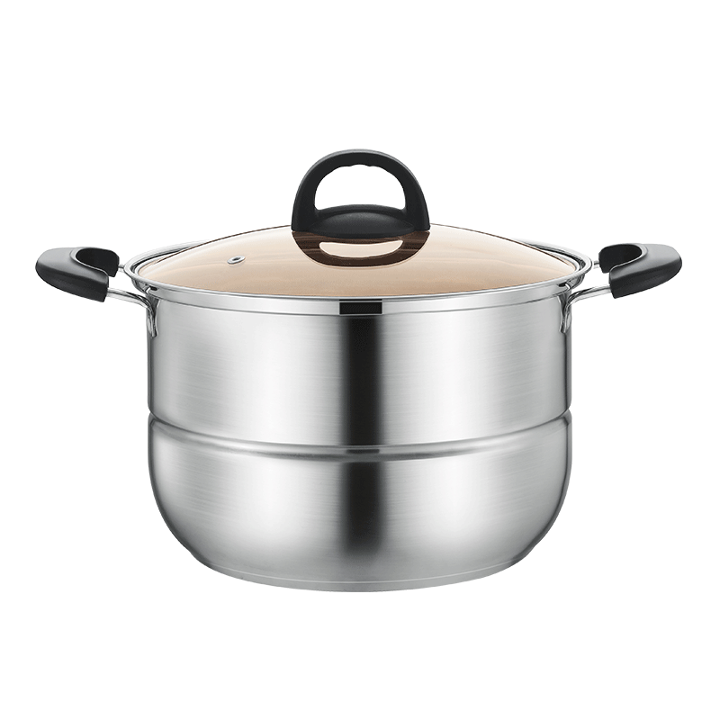 栢士德（BYSTON） 不锈钢蒸煮锅 BST-084 28CM 银色（单位：套）