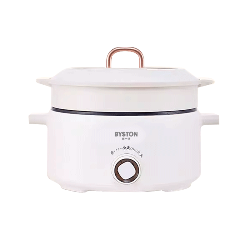 栢士德（BYSTON） 多功能电煮锅 BSD-05A 5L 白色（单位：套）