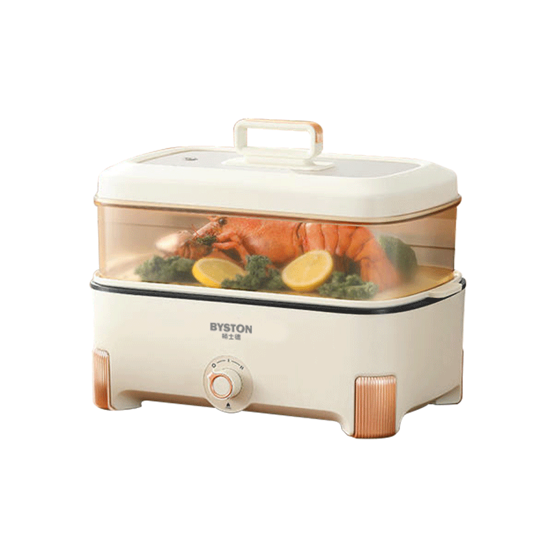 栢士德（BYSTON） 多功能电火锅 BSD-H1205 5L 白色（单位：套）