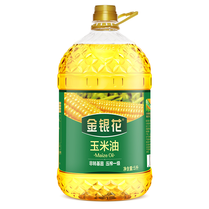 金银花 压榨一级食用油 玉米油 5L*1桶 混色（单位：桶）
