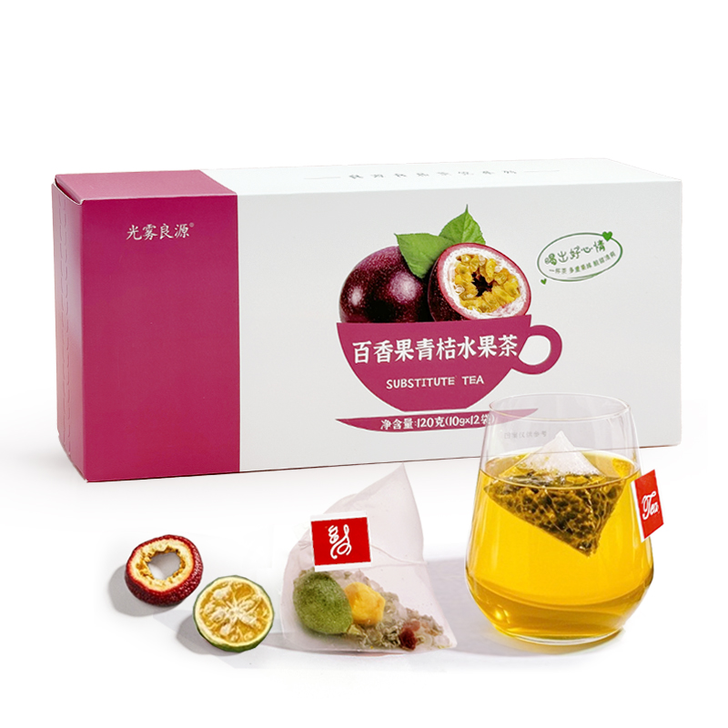 光雾良源 百香果青桔水果茶 LY1772 120g（10g*12袋) 混色（单位：盒）