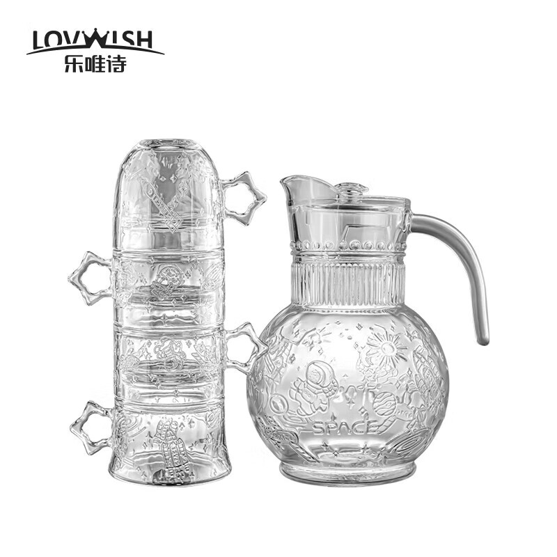 乐唯诗 星空壶杯 XKHB/L5 五件套 透明色（单位：套）