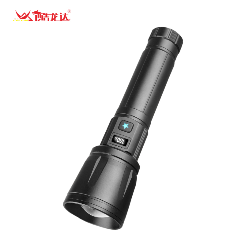 酷龙达（Coloda） CLD-985 184*50mm 强光手电筒  黑色（单位：个）