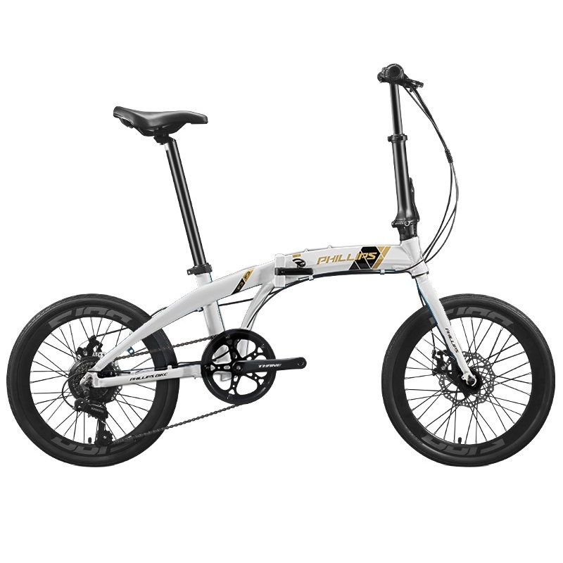 菲利普（PHILLIPS） 折叠自行车 F3 20寸禧玛诺7速 雪山白（单位：辆）
