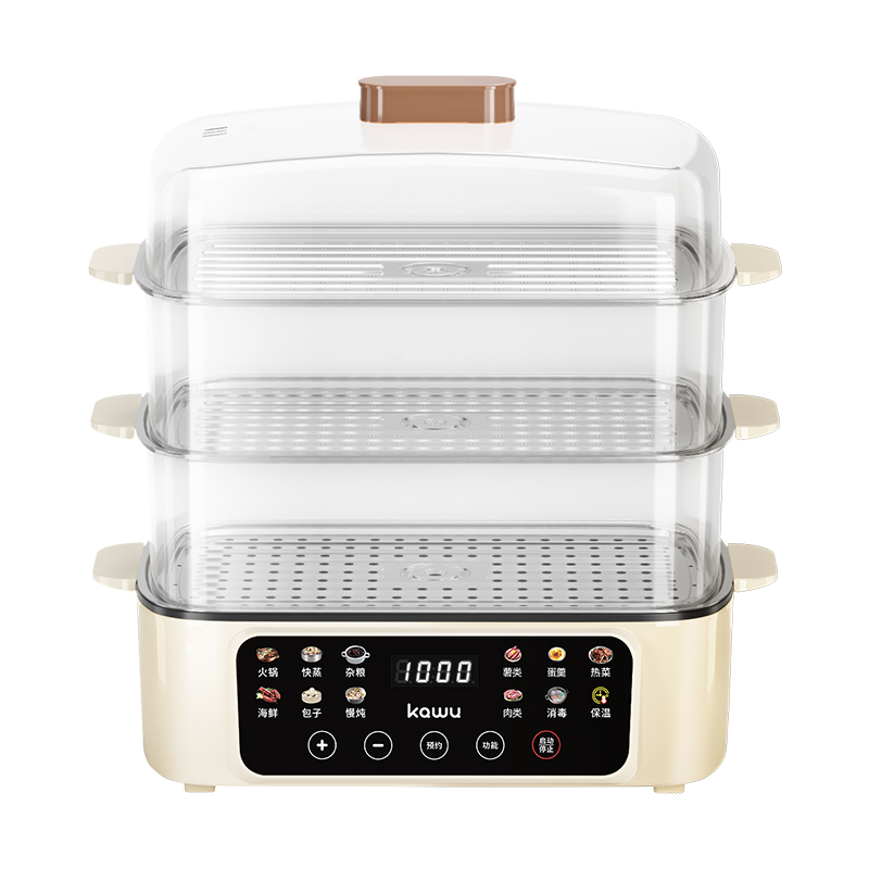 卡屋（kawu） 大容量电蒸锅 BT-ZG18 21.6升 米色（单位：台）