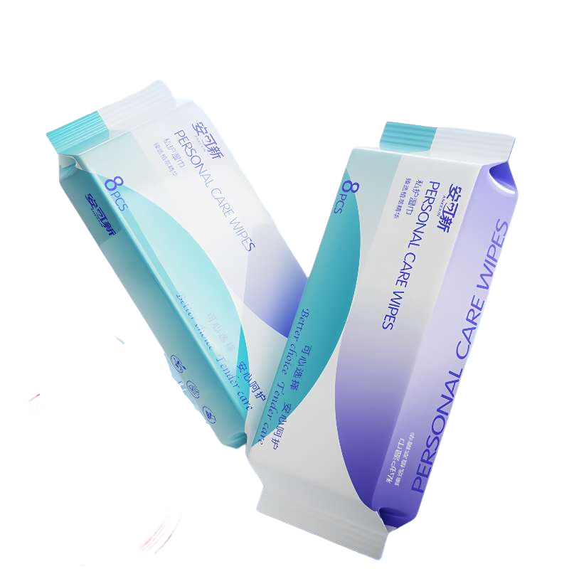 安可新 女士专研私护卫生湿巾私处清洁杀菌便携装 AKX-9669-24 8片*24包 混色（单位：组）
