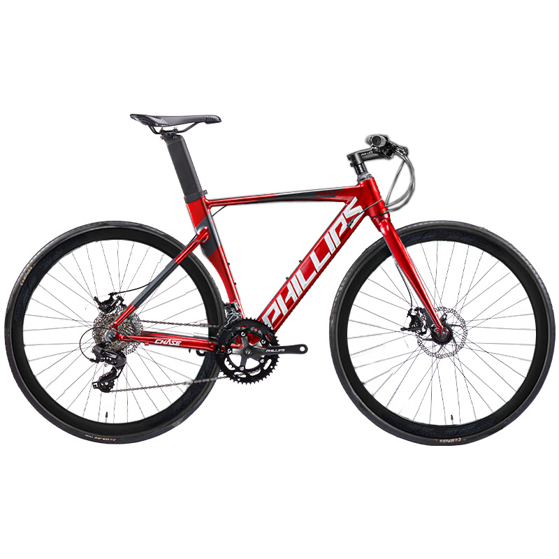 菲利普（PHILLIPS） 公路车 CHASE M码24速直把 赤焰红（单位：辆）
